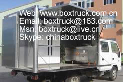 Mobile cooking room truck body